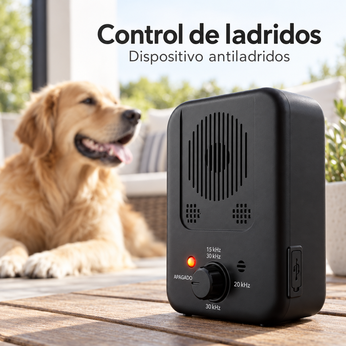 control de ladridos inteligente