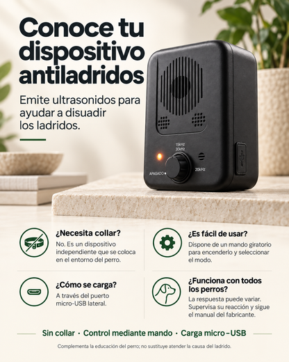 control de ladridos inteligente